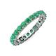 3 - Joyce 3.40 mm Emerald Eternity Band 