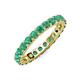 3 - Joyce 3.40 mm Emerald Eternity Band 