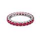 2 - Joyce 3.40 mm Ruby Eternity Band 