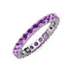3 - Joyce 3.40 mm Amethyst Eternity Band 