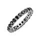 3 - Joyce 3.40 mm Black Diamond Eternity Band 