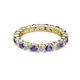 3 - Joyce 3.40 mm Iolite and Diamond Eternity Band 