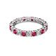 3 - Joyce 3.40 mm Ruby and Diamond Eternity Band 