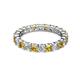 3 - Joyce 3.40 mm Citrine and Diamond Eternity Band 