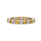 1 - Joyce 3.40 mm Citrine and Diamond Eternity Band 