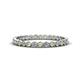 1 - Arria 2.00 mm Peridot and Lab Grown Diamond Eternity Band 
