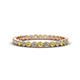 1 - Arria 2.00 mm Yellow Diamond and Lab Grown Diamond Eternity Band 