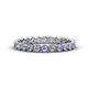 1 - Arria 2.40 mm Tanzanite and Lab Grown Diamond Eternity Band 