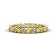 1 - Arria 2.40 mm Yellow Diamond and Lab Grown Diamond Eternity Band 