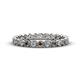1 - Arria 2.40 mm Smoky Quartz and Lab Grown Diamond Eternity Band 