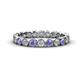 1 - Arria 2.70 mm Tanzanite and Lab Grown Diamond Eternity Band 