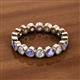 2 - Arria 3.00 mm Tanzanite and Lab Grown Diamond Eternity Band 
