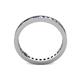 4 - Celina 2.00 mm Round Iolite and Lab Grown Diamond Eternity Band 