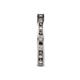 5 - Celina 2.00 mm Round Smoky Quartz and Lab Grown Diamond Eternity Band 
