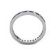 4 - Celina 2.00 mm Round Blue Sapphire and Lab Grown Diamond Eternity Band 