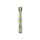 5 - Celina 2.00 mm Round Peridot and Lab Grown Diamond Eternity Band 
