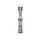 5 - Celina 2.40 mm Round Tanzanite and Lab Grown Diamond Eternity Band 