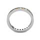 4 - Celina 2.40 mm Round Citrine and Lab Grown Diamond Eternity Band 