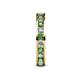 5 - Celina 2.70 mm Round Green Garnet and Lab Grown Diamond Eternity Band 