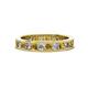 1 - Celina 2.70 mm Round Citrine and Lab Grown Diamond Eternity Band 