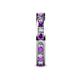 5 - Celina 2.70 mm Round Amethyst and Lab Grown Diamond Eternity Band 