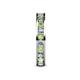 5 - Celina 2.70 mm Round Peridot and Lab Grown Diamond Eternity Band 
