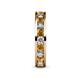 5 - Celina 3.00 mm Round Citrine and Lab Grown Diamond Eternity Band 