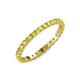 4 - Audrey 2.00 mm Yellow and White Diamond Eternity Band 