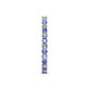 6 - Audrey 2.00 mm Tanzanite and Diamond Eternity Band 