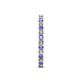 6 - Audrey 2.00 mm Tanzanite and Diamond Eternity Band 