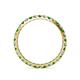 5 - Audrey 2.00 mm Green Garnet and Diamond Eternity Band 
