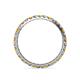 5 - Audrey 2.00 mm Citrine and Diamond Eternity Band 