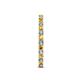 6 - Audrey 2.00 mm Citrine and Diamond Eternity Band 