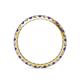 5 - Audrey 2.00 mm Iolite and Diamond Eternity Band 