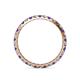 5 - Audrey 2.00 mm Iolite and Diamond Eternity Band 