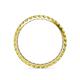 5 - Audrey 2.00 mm Yellow and White Diamond Eternity Band 