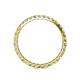 5 - Audrey 2.00 mm Yellow Sapphire and Diamond Eternity Band 