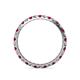 5 - Audrey 2.00 mm Ruby and Diamond Eternity Band 