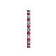 6 - Audrey 2.00 mm Ruby and Diamond Eternity Band 