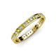3 - Livia 1.70 mm Yellow and White Lab Grown Diamond Eternity Band 