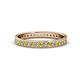 1 - Livia 1.70 mm Yellow and White Lab Grown Diamond Eternity Band 