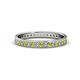 1 - Livia 1.70 mm Yellow and White Lab Grown Diamond Eternity Band 