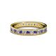 1 - Livia 2.00 mm Iolite and Lab Grown Diamond Eternity Band 