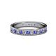 1 - Livia 2.00 mm Tanzanite and Lab Grown Diamond Eternity Band 