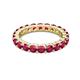 2 - Joyce 4.00 mm Ruby Eternity Band 