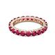 2 - Joyce 4.00 mm Ruby Eternity Band 