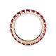 4 - Joyce 4.00 mm Ruby Eternity Band 