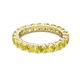 2 - Joyce 4.00 mm Yellow Sapphire Eternity Band 