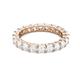 2 - Joyce 4.00 mm White Sapphire Eternity Band 