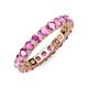 3 - Joyce 4.00 mm Pink Sapphire Eternity Band 